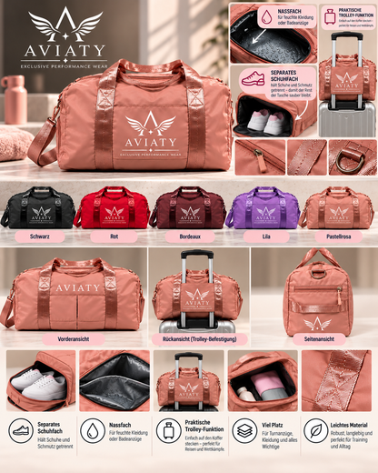 AVIATY Signature Sporttasche – mit Schuhfach & Nassfach